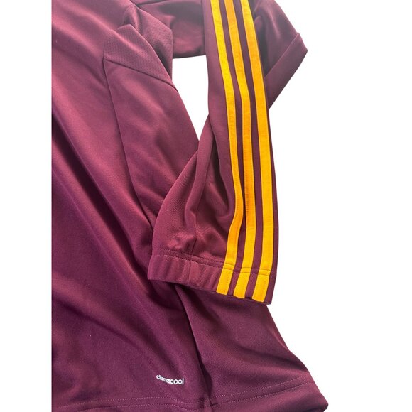 Womens Adidas 2XL Maroon & Gold Central Michigan  Champion Basketball Jacket - Picture 9 of 10